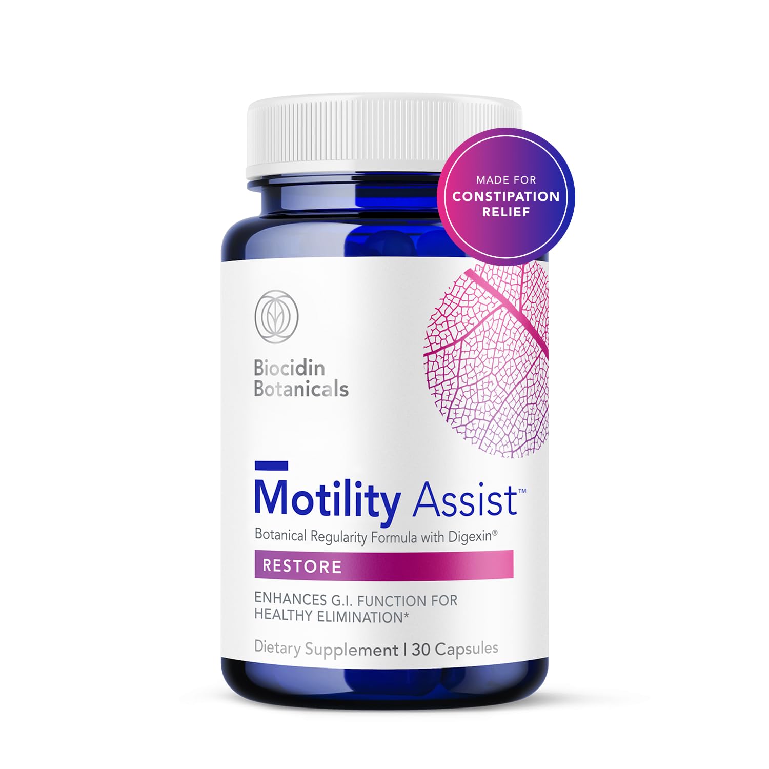 Bio-Botanical Research Biocidin Motility Assist Capsule, 30 Count