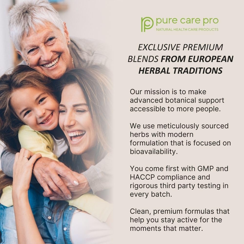 Pure Care Pro ImmunoGuard Immune Support & Defense with Cordyceps, Vitamin C & L-Theanine Tablets, 60 Count