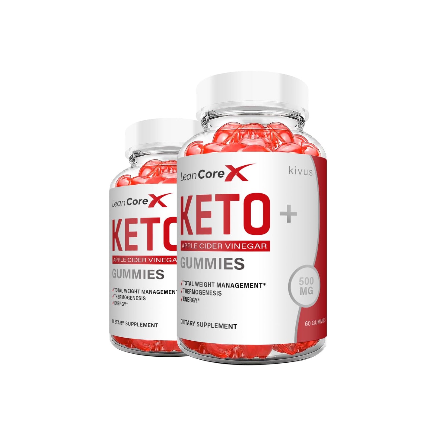 Kivus Lean Core X Keto + ACV Gummies 120 Gummies