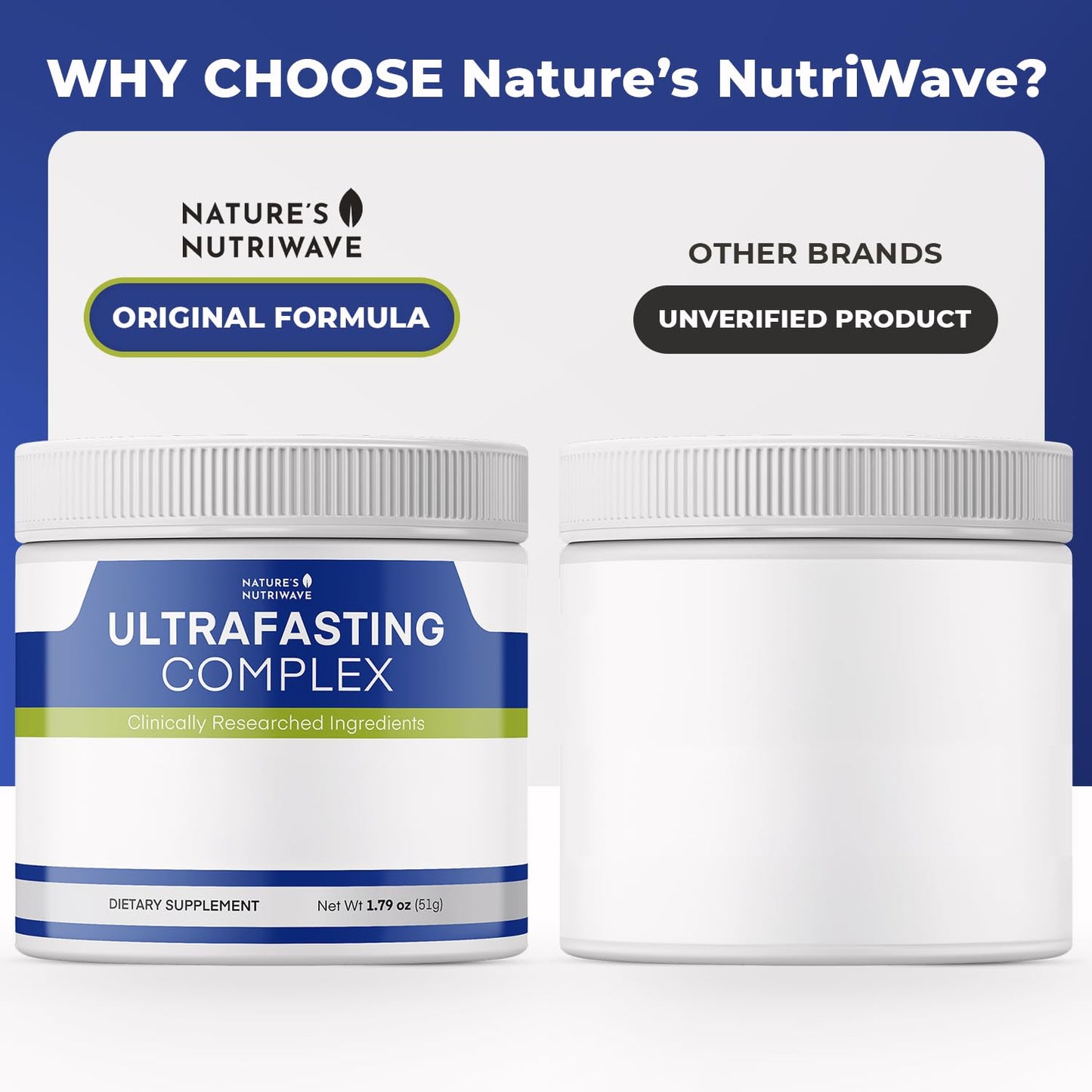 Nature’s NutriWave UltraFasting Complex Powder 1.79 Ounce