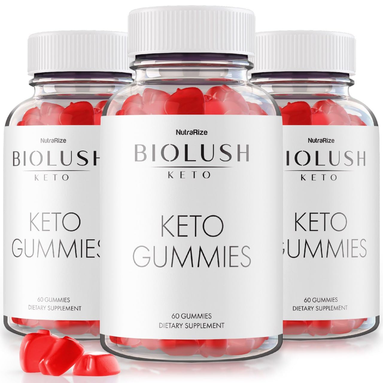 NutraRize Biolush Keto ACV Gummies 180 Gummies