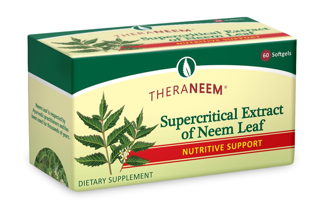 Thera Neem Supercritical Neem Gel Capsules, 60 Count