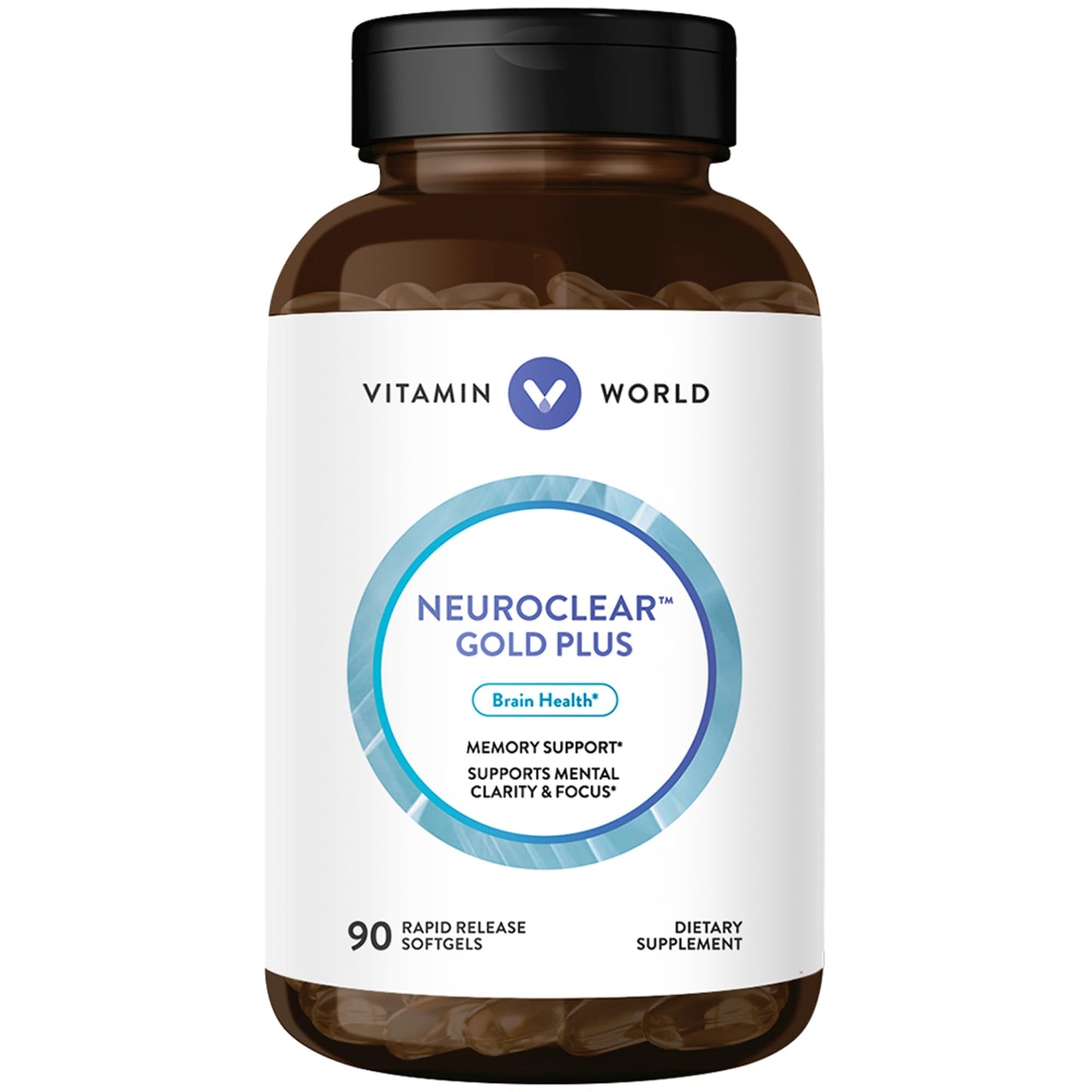 Vitamin World NeuroClear Gold Plus Softgels, 90