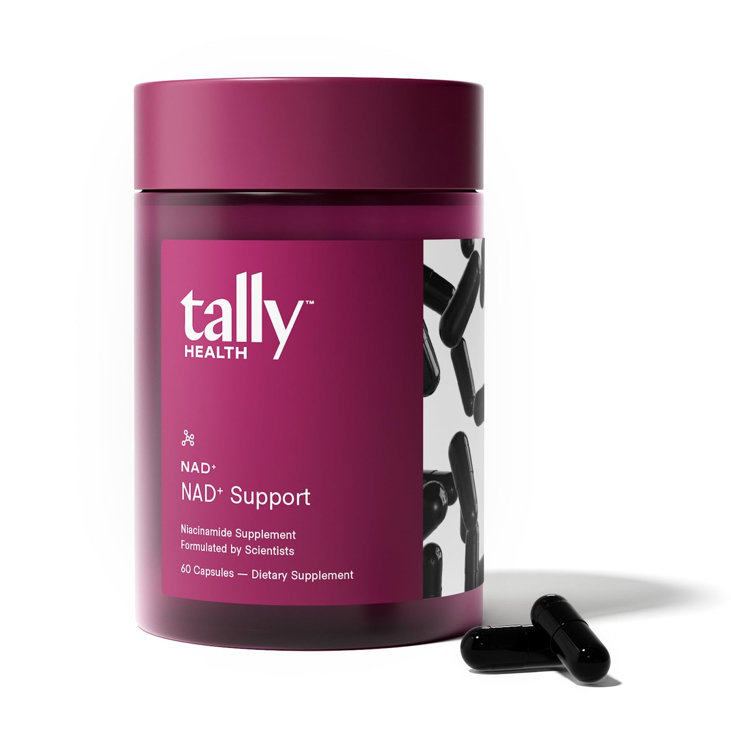 Tally Health NAD+ Supplement with Niacinamide Capsule 60 Count