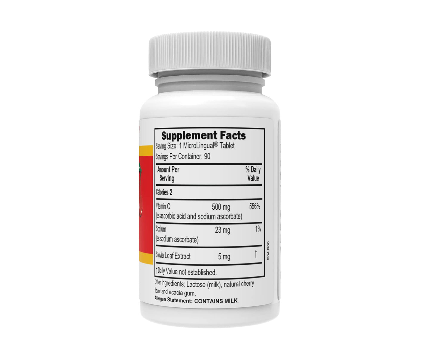 Superior Source Vitamin C 500 mg Sour Cherry Melts, 90 Tablets