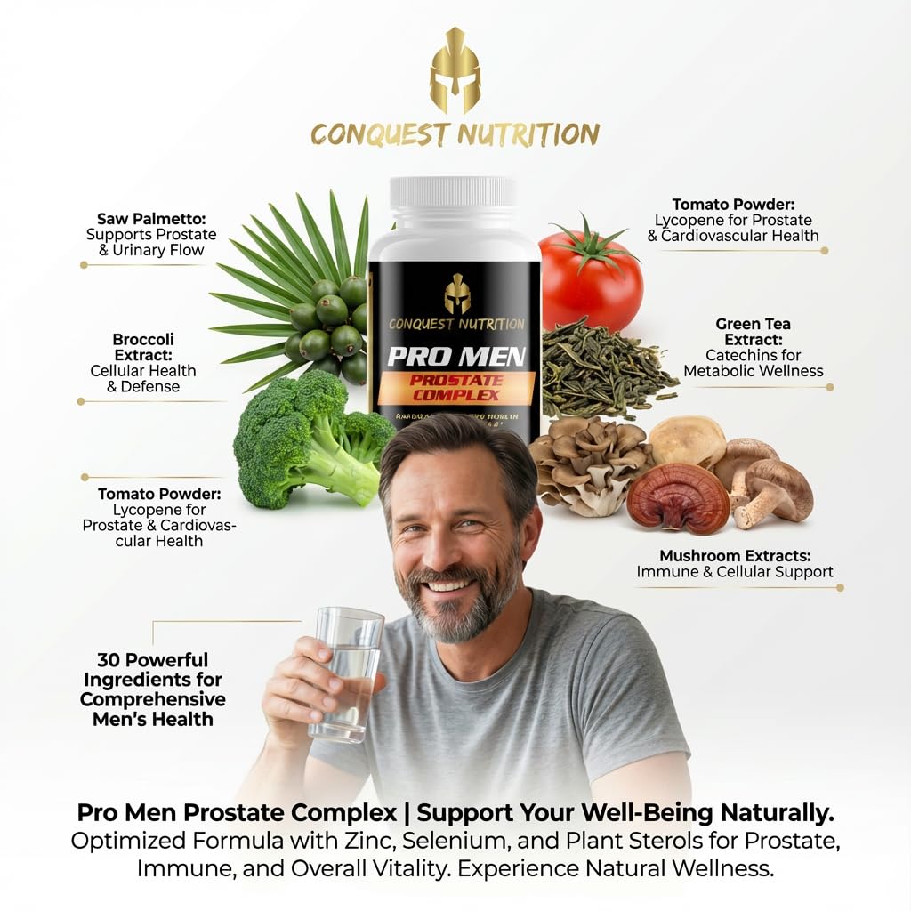 Conquest Nutrition Pro Men Prostate Complex 60 Veggie Caps