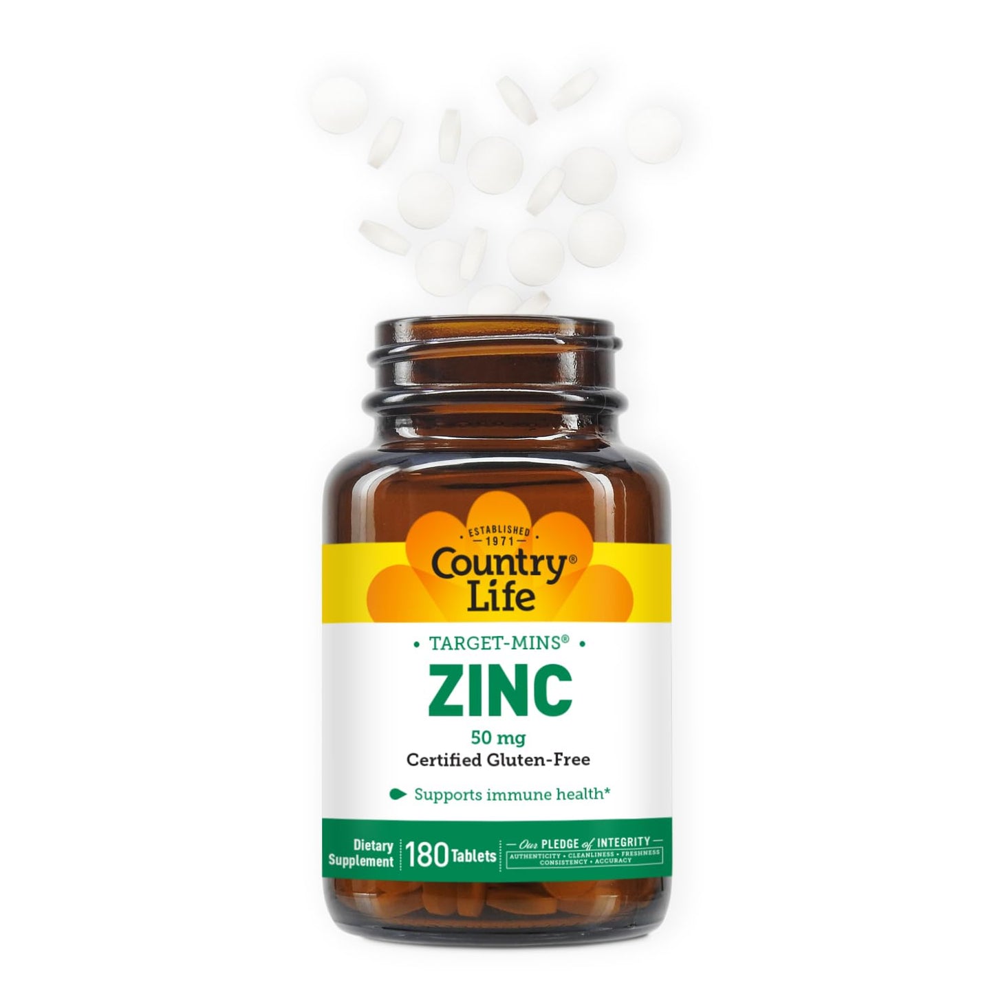 Country Life Target-Mins Zinc 50 mg Tablets 180