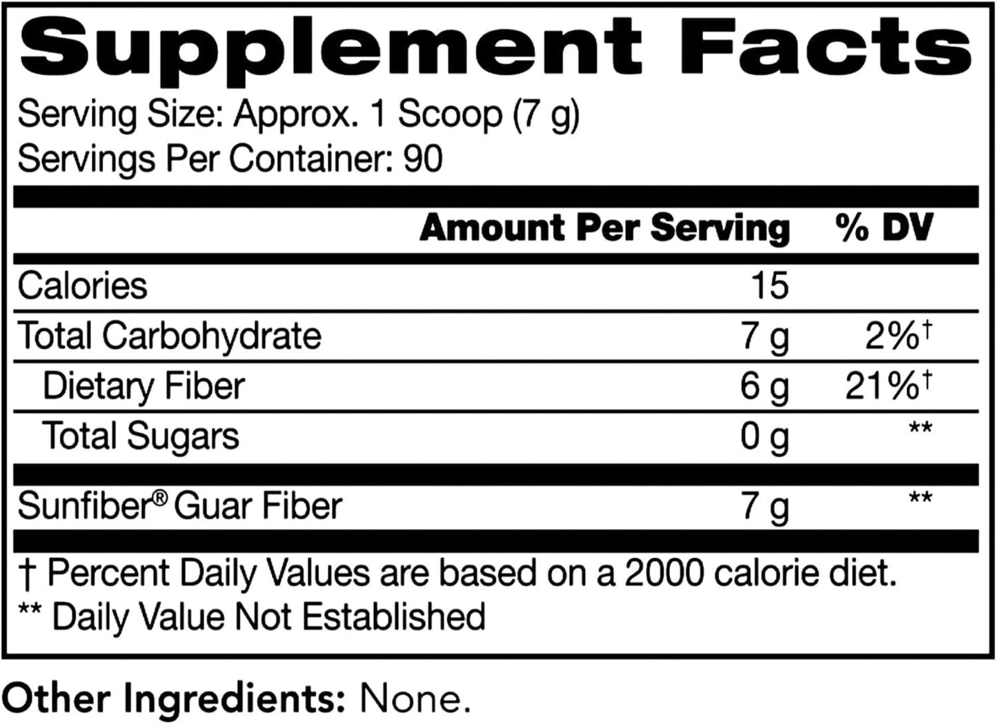 Tomorrow's Nutrition Sunfiber Prebiotic Fiber Supplement for Digestive Health, Powder, 22.2 oz