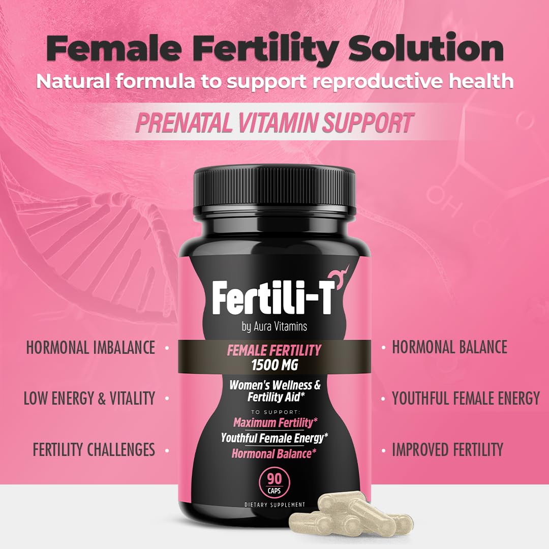 AURA VITAMINS Fertili-t Female Capsule 90 Count