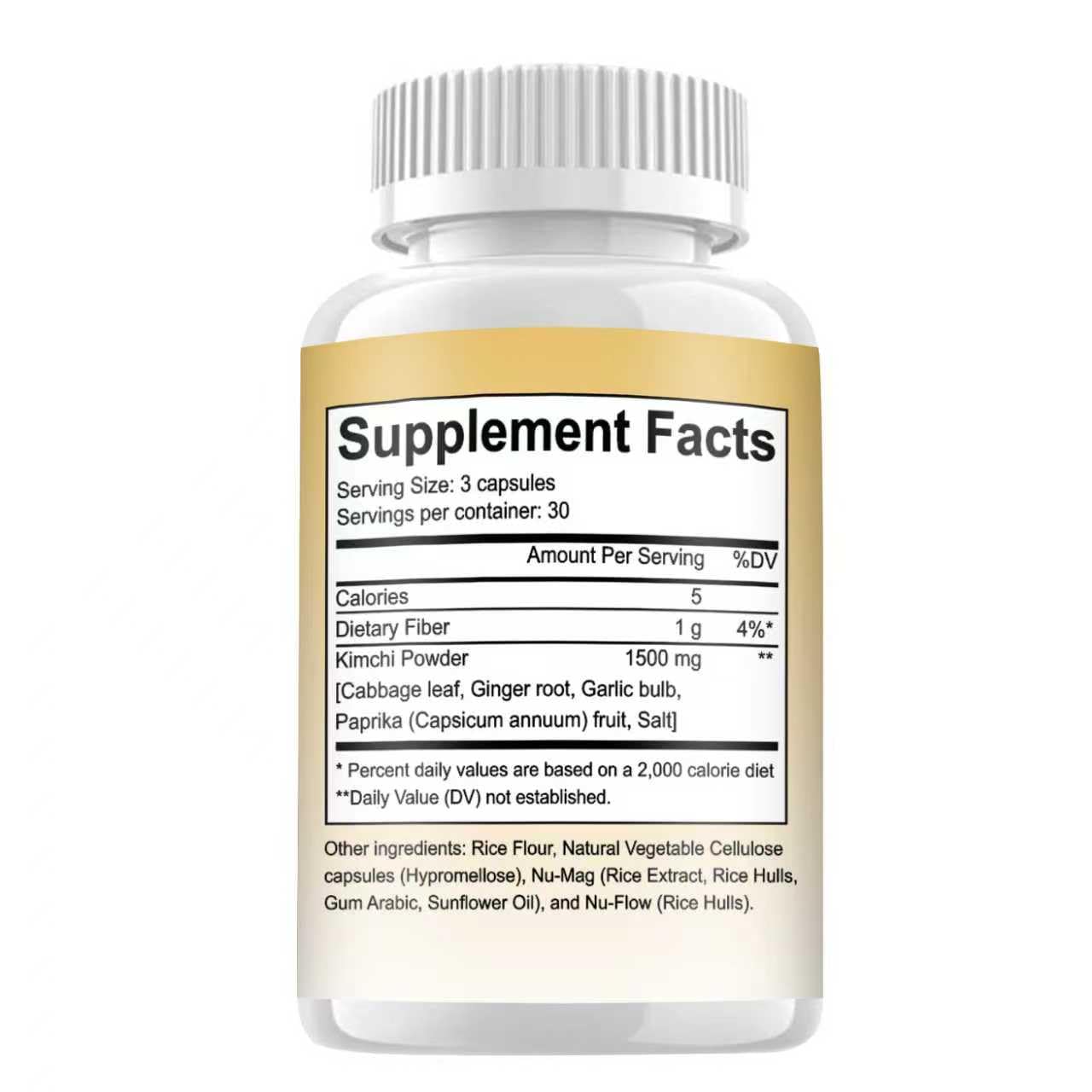 CAUDAN Kimchi Capsules, 90 Capsules