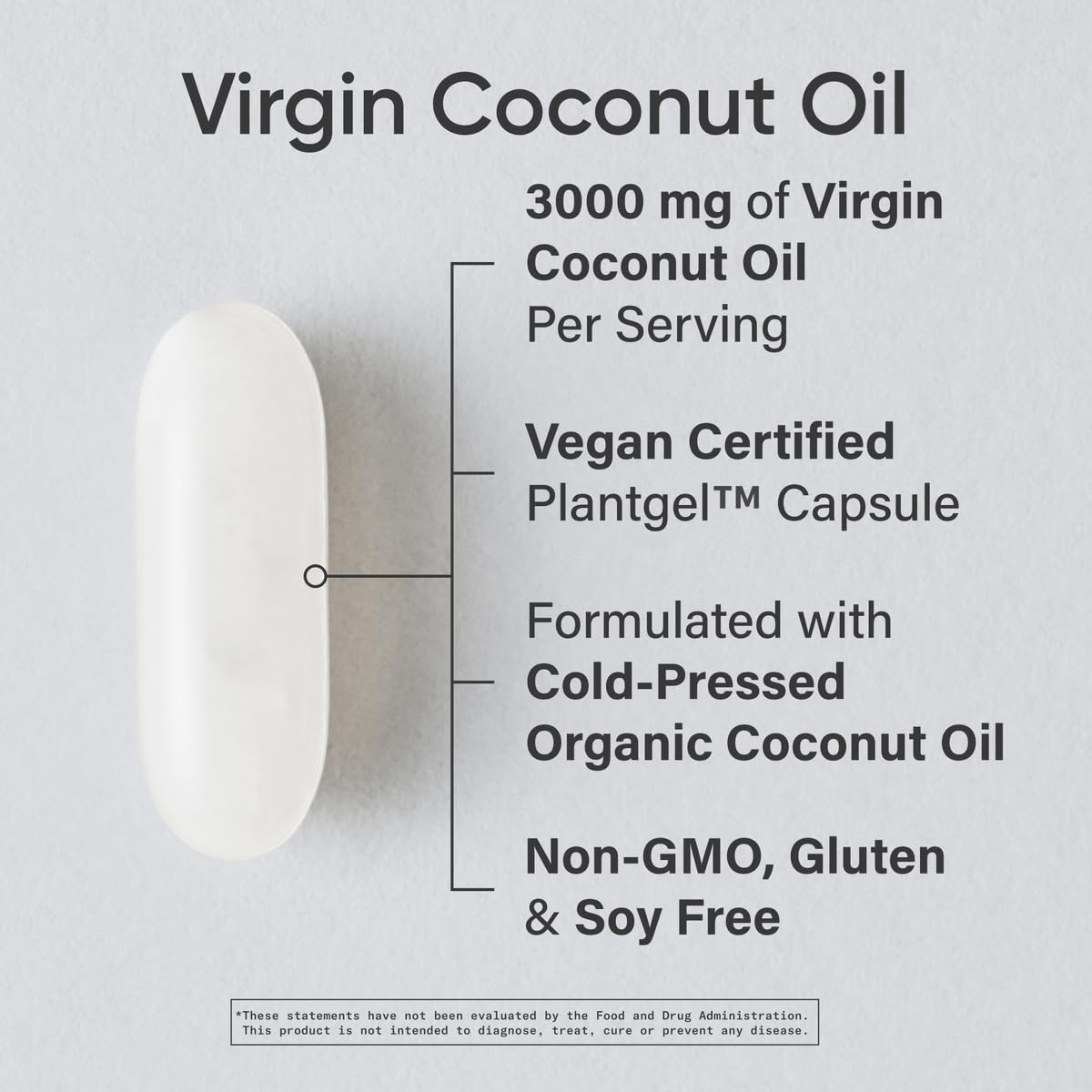 Sports Research Organic Coconut Oil Softgels, 120 Count