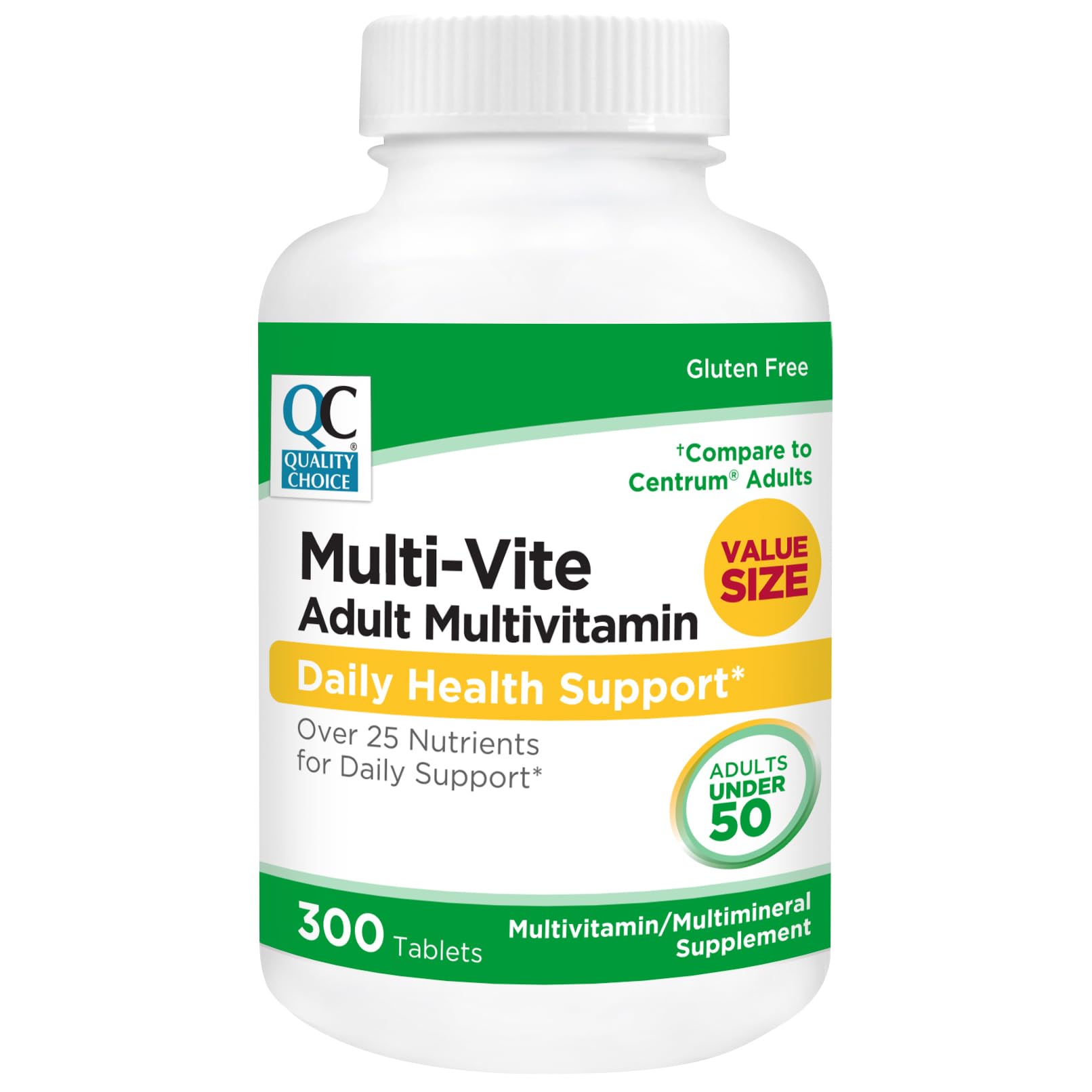 Quality Choice Multi-Vite Adult Advanced Multivitamin 300 Tablets