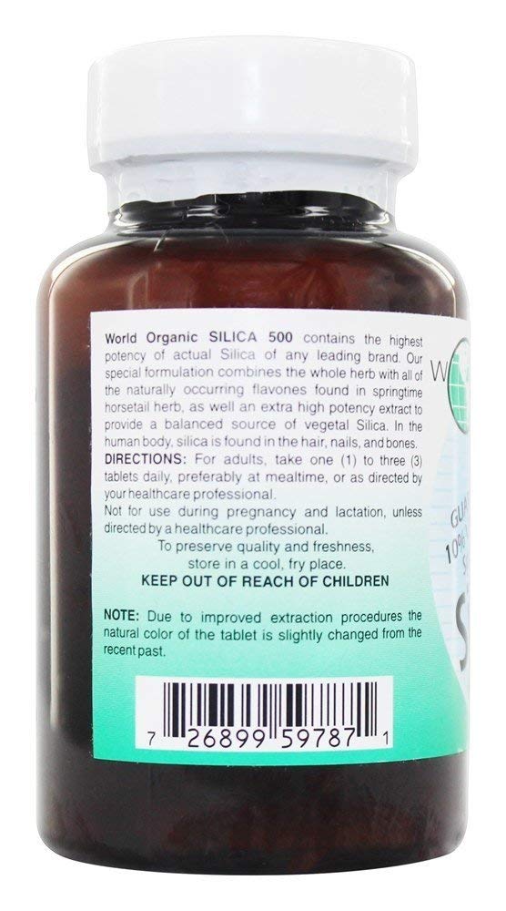 World Organic Silica Tablets 100