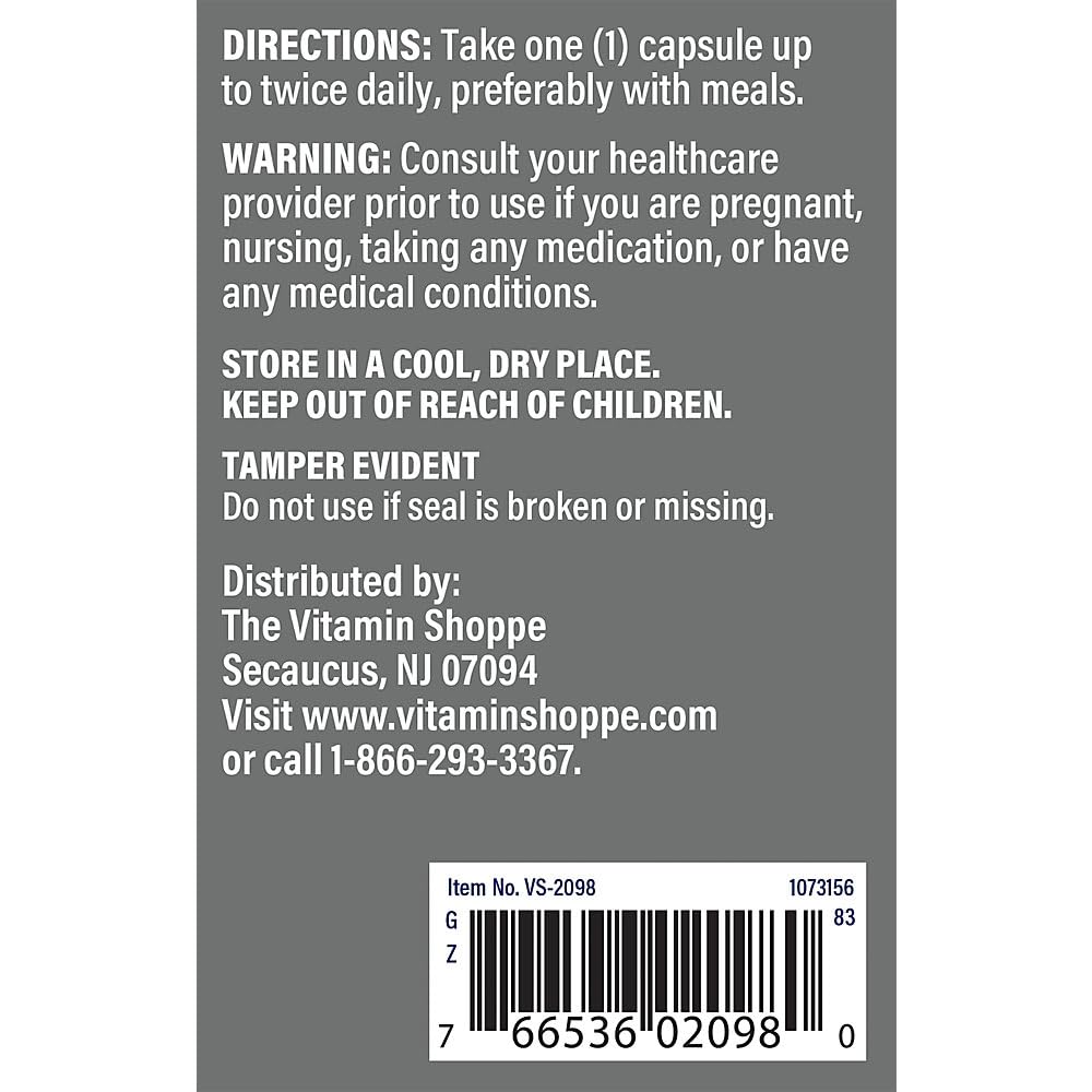 The Vitamin Shoppe Saw Palmetto Berries 540MG, 300 Capsules