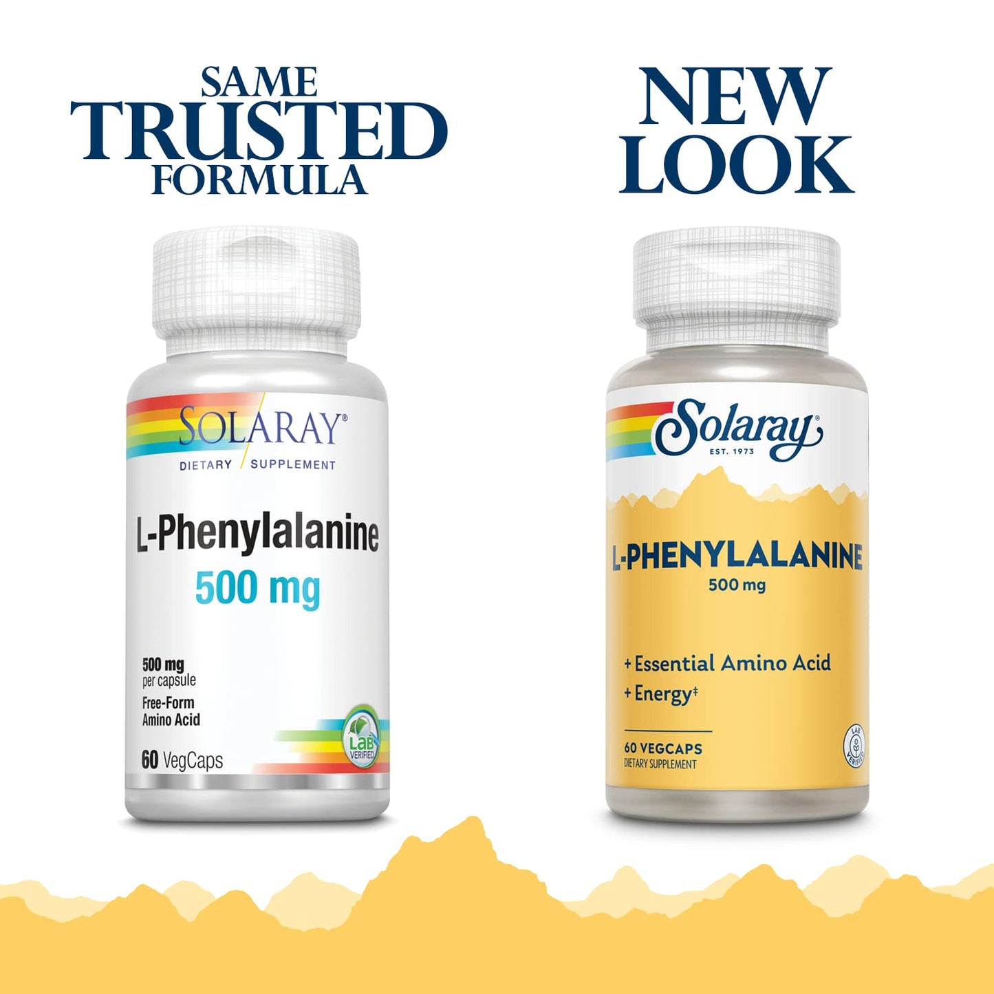 SOLARAY L-Phenylalanine Capsule 60 Count
