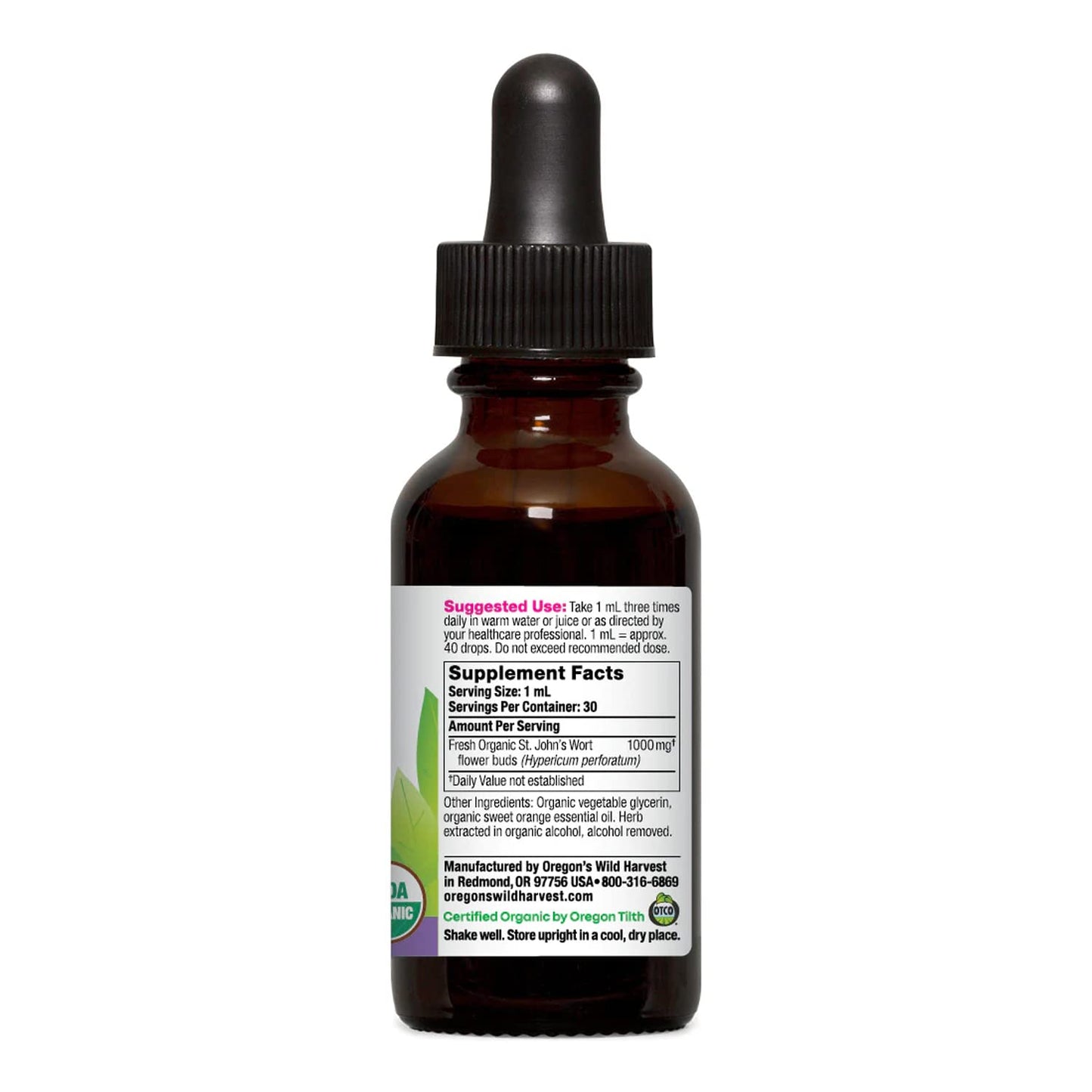 Oregon's Wild Harvest St. John's Wort Extract, 1 Capsule