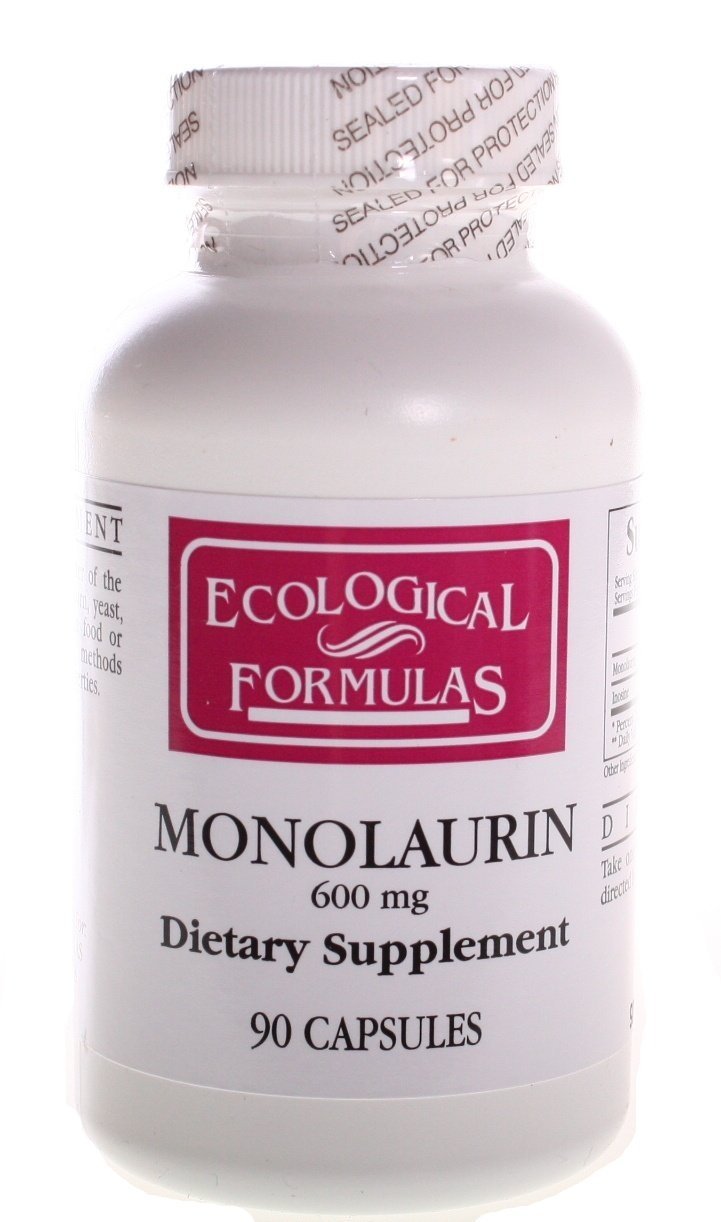 Ecological Formulas Cardiovascular Res. Monolaurin 600mg Capsules, 90 Count