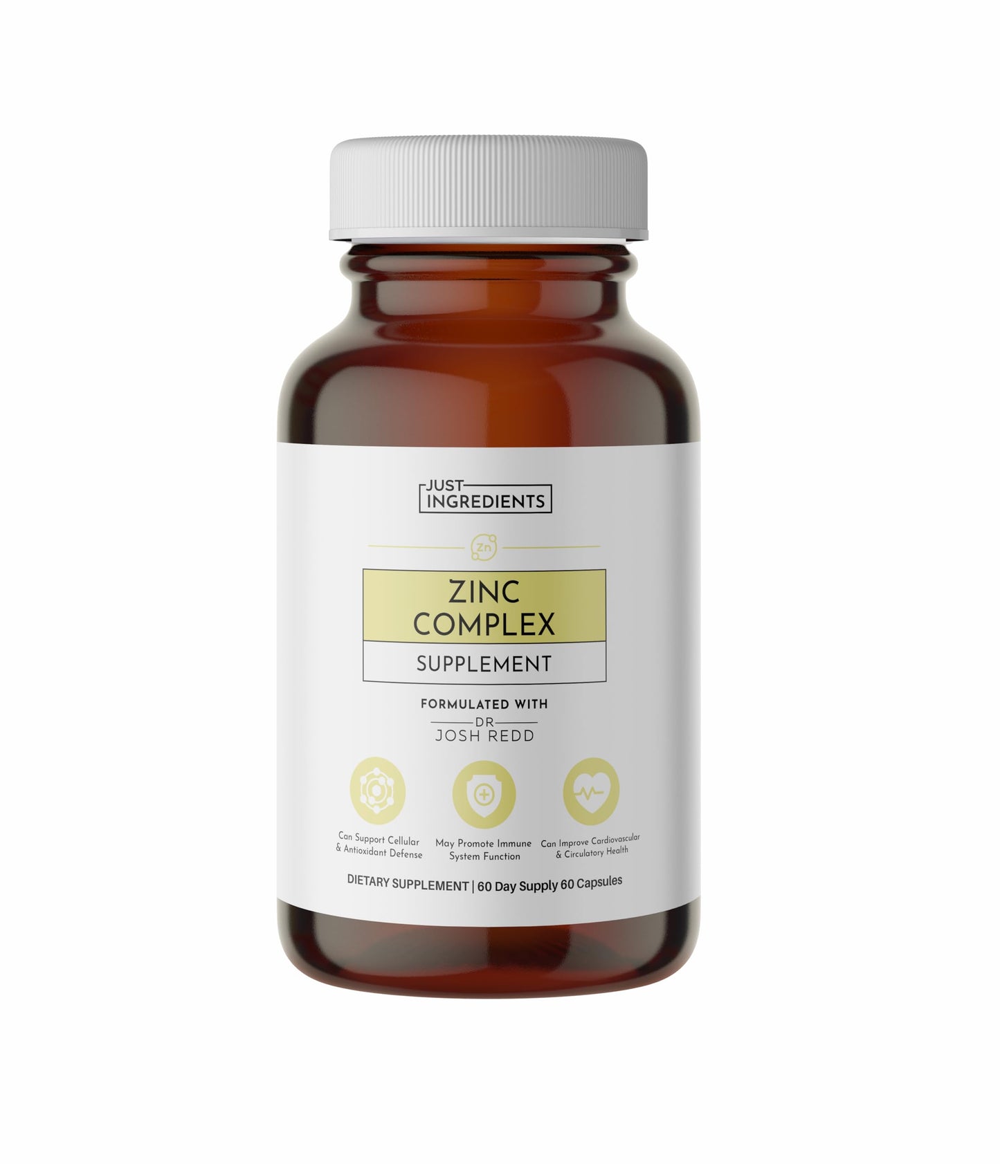 Just Ingredients Zinc Complex Capsule, 60 Count