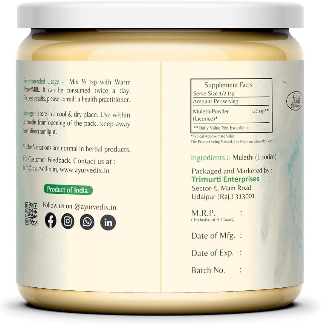ayurvedix Organic Licorice Root Powder, 10.58 oz
