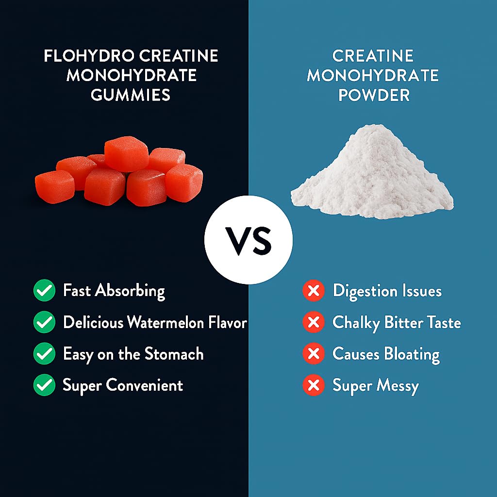 FloHydro Creatine Gummies 60 Count