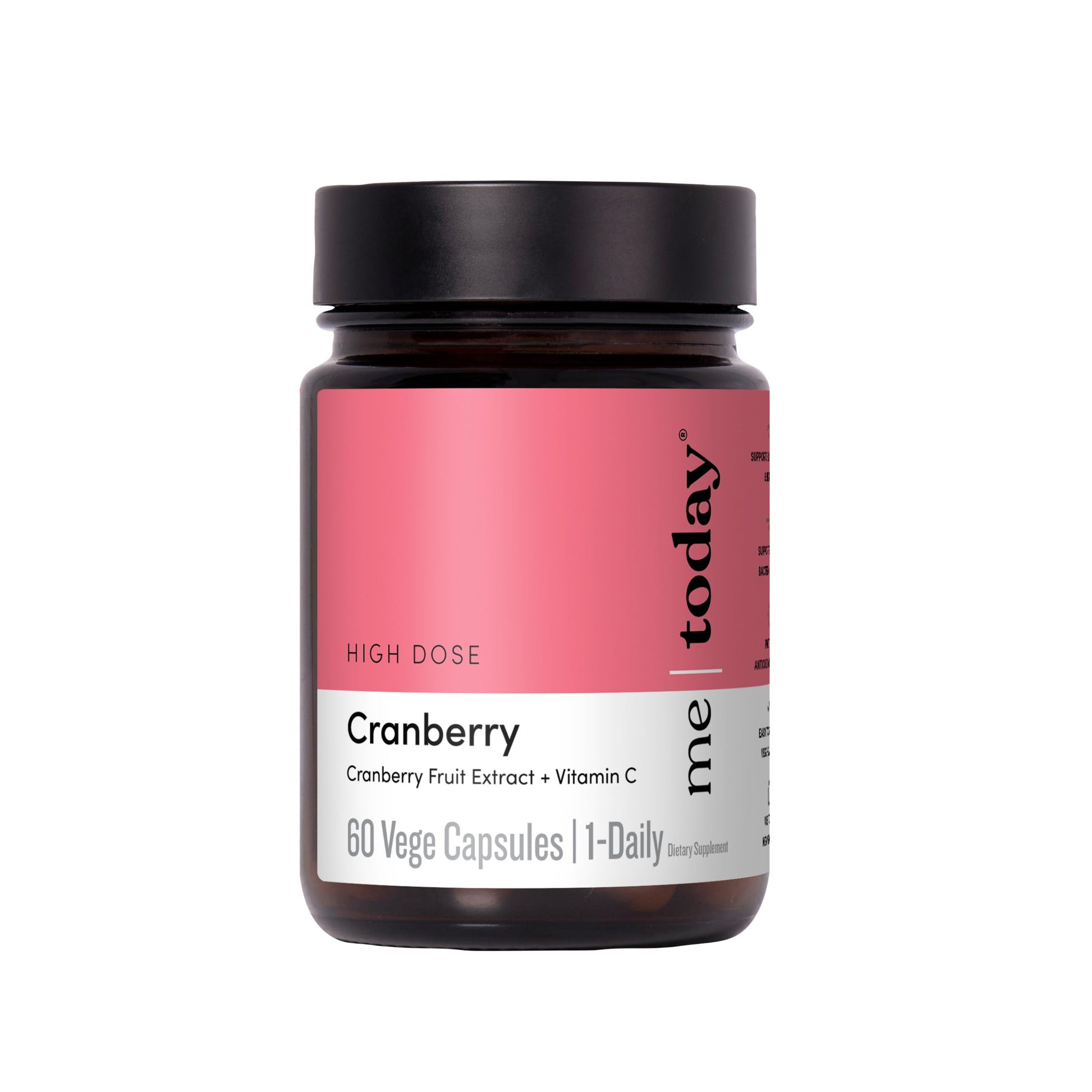 Me Today Cranberry 30,000mg with Vitamin C – Urinary Tract Health Support, Immune Boost, Vegan Supplement – High Potency Cranberry Pills for Women and Men Capsule, 1 Count