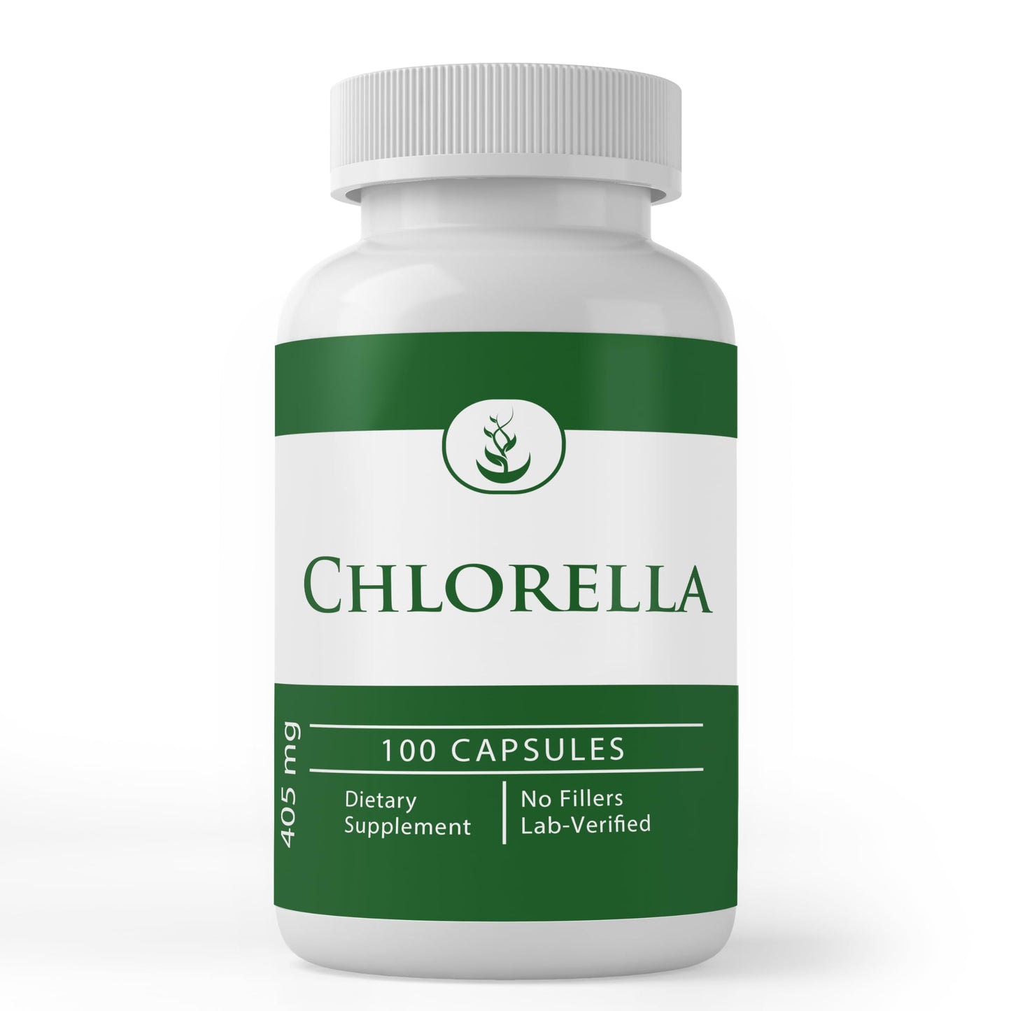 PURE ORIGINAL INGREDIENTS Chlorella Capsules 100 Count