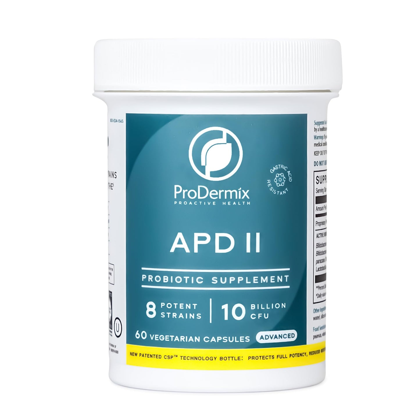 PRODERMIX APD II Probiotic for Skin and Gut Health Capsule 60 Count