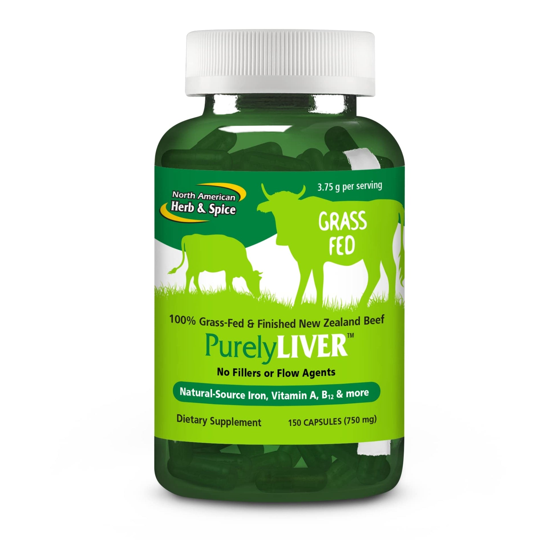 North American Herb & Spice PurelyLiver Capsules, 150 Count