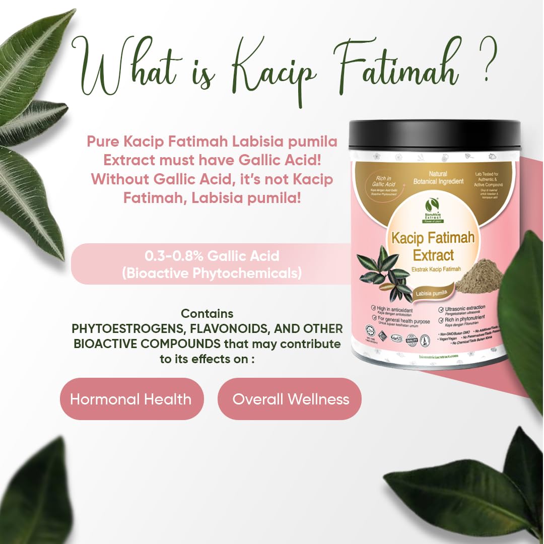 BIONUTRICIA EXTRACT Kacip Fatimah (Labisia pumila) Extract Powder, 1.76 oz