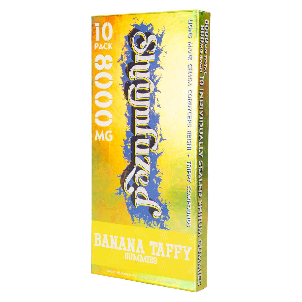Shrumfuzed Proprietary Nootropic Mushroom Gummy, 10 Count