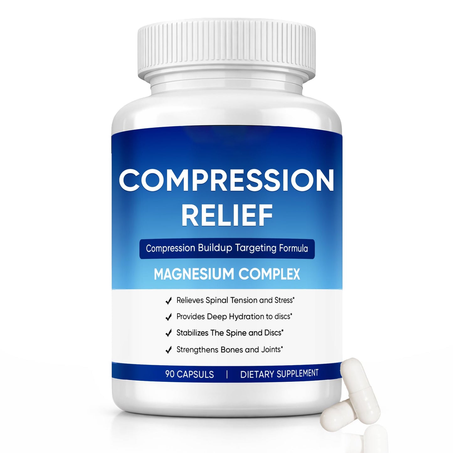 Slifthistle Mentara 8-in-1 Magnesium Complex Capsules, 1000mg, 90 Capsules