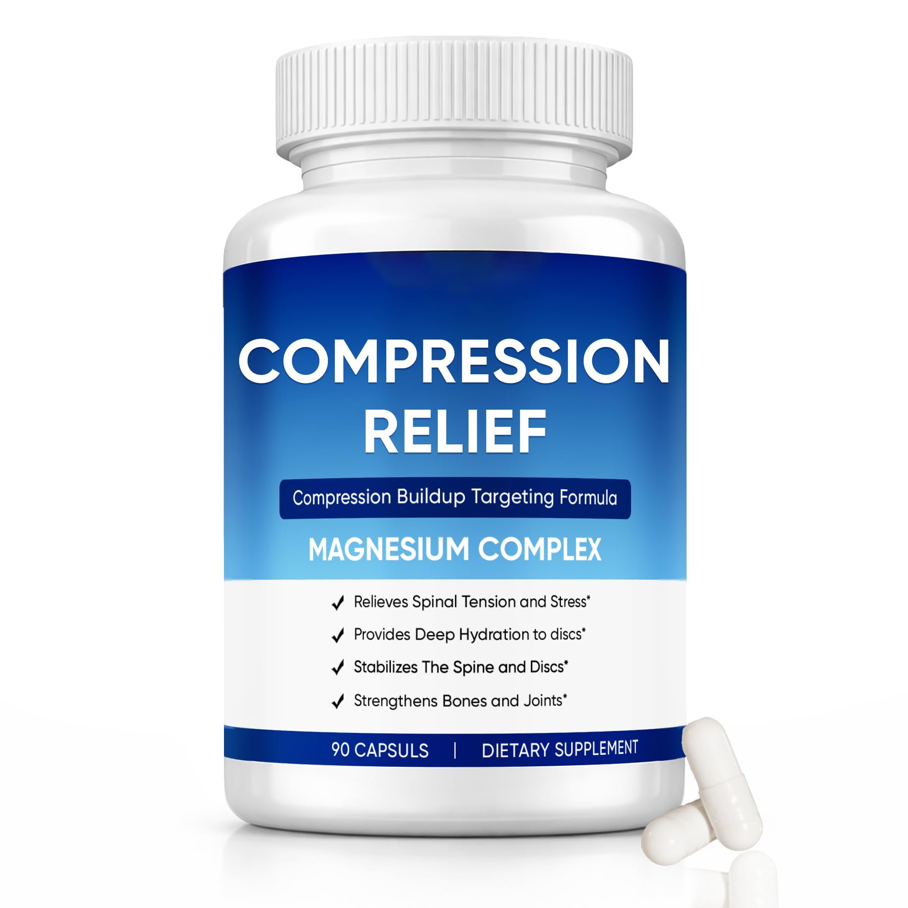 Slifthistle Mentara 8-in-1 Magnesium Complex Capsules, 1000mg, 90 Capsules