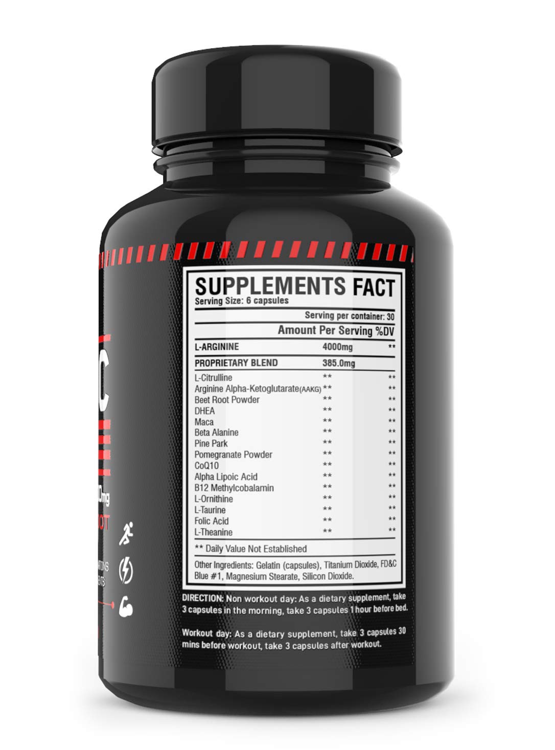 ANTLS Supplements Nitric Oxide Booster Capsule 180 Count