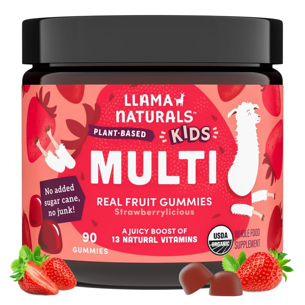 Llama Naturals Kids Multivitamin Gummies 90 Count