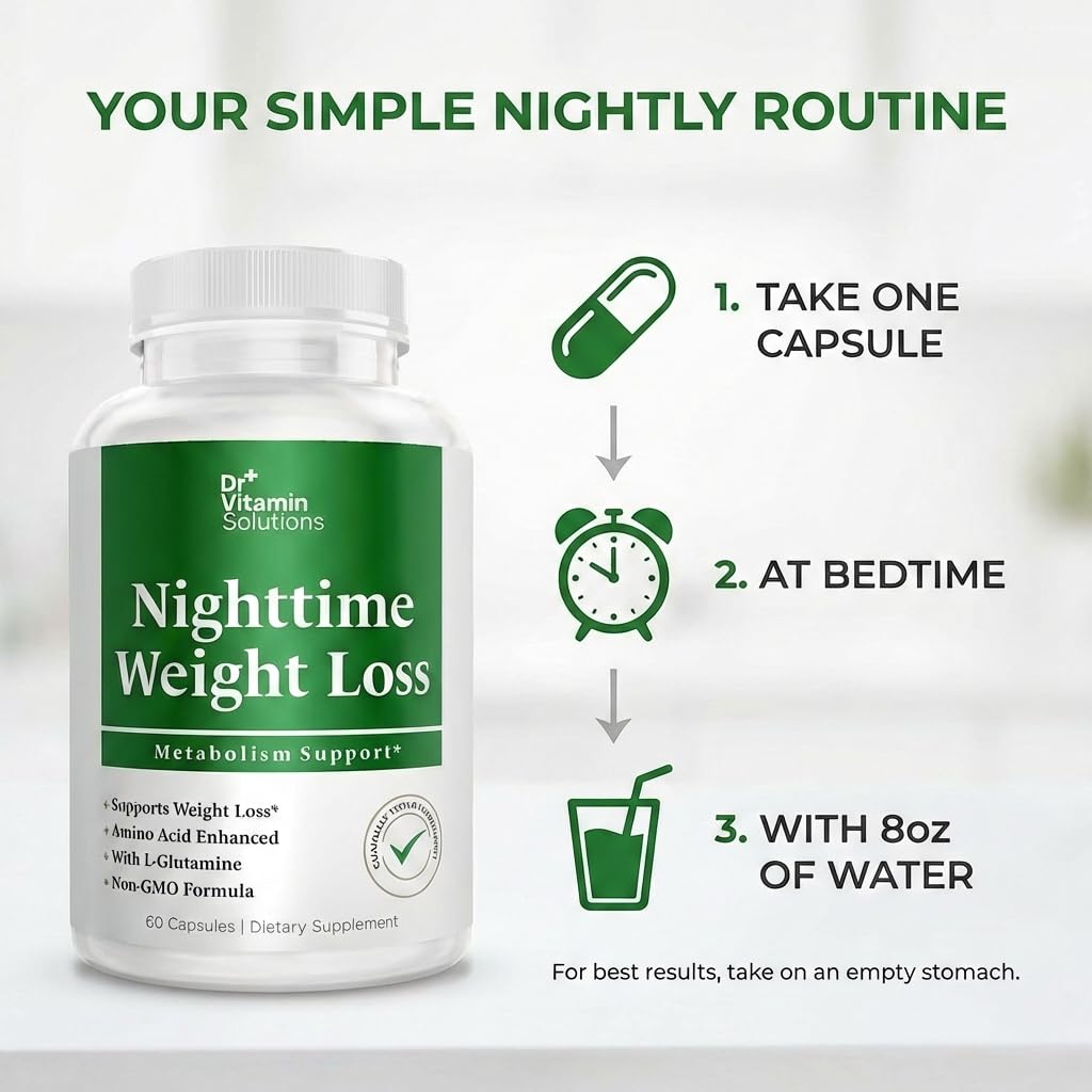DR VITAMIN SOLUTIONS Nighttime Fat Burner Capsule 60 Count