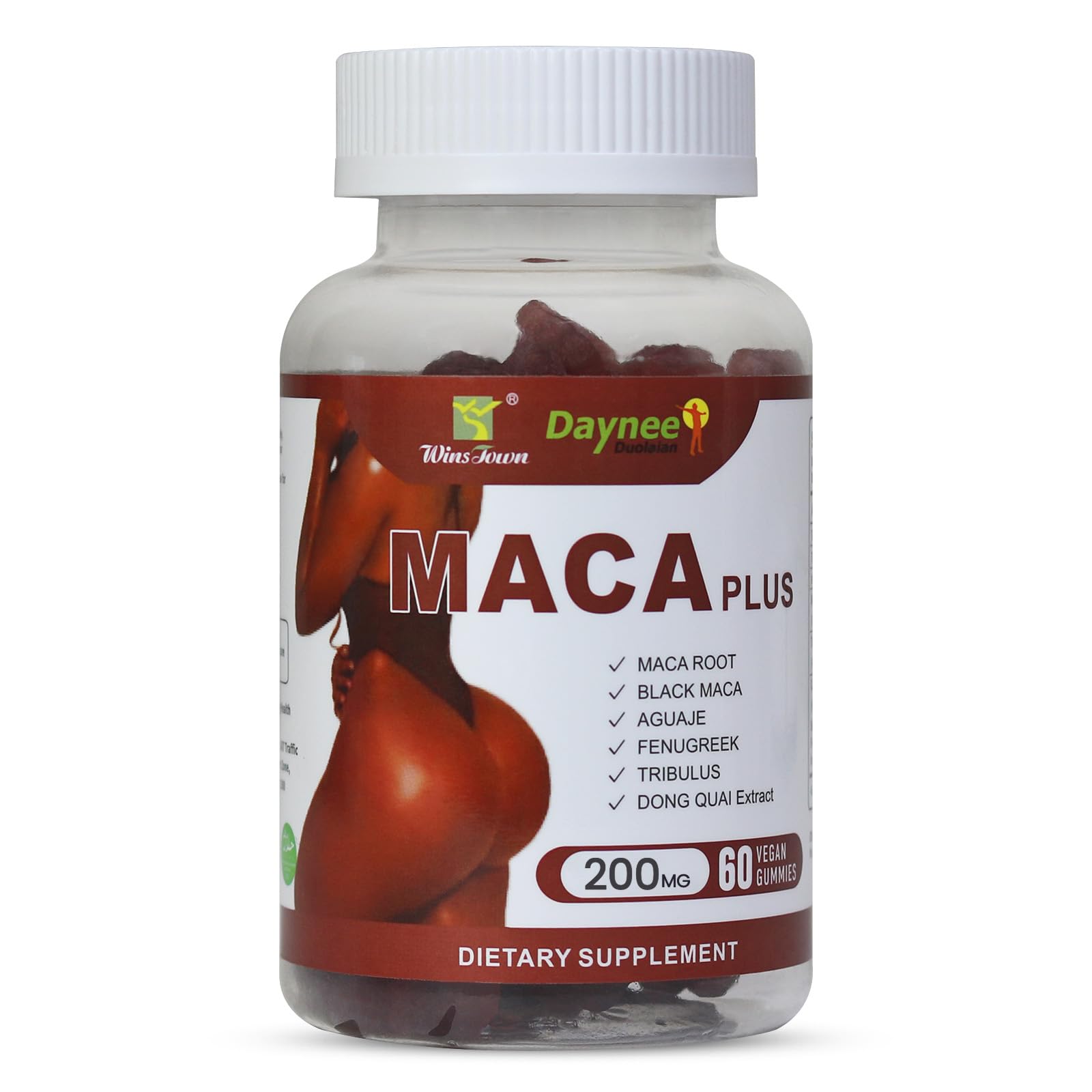 Wins Town Maca Plus Gummies 60 Count
