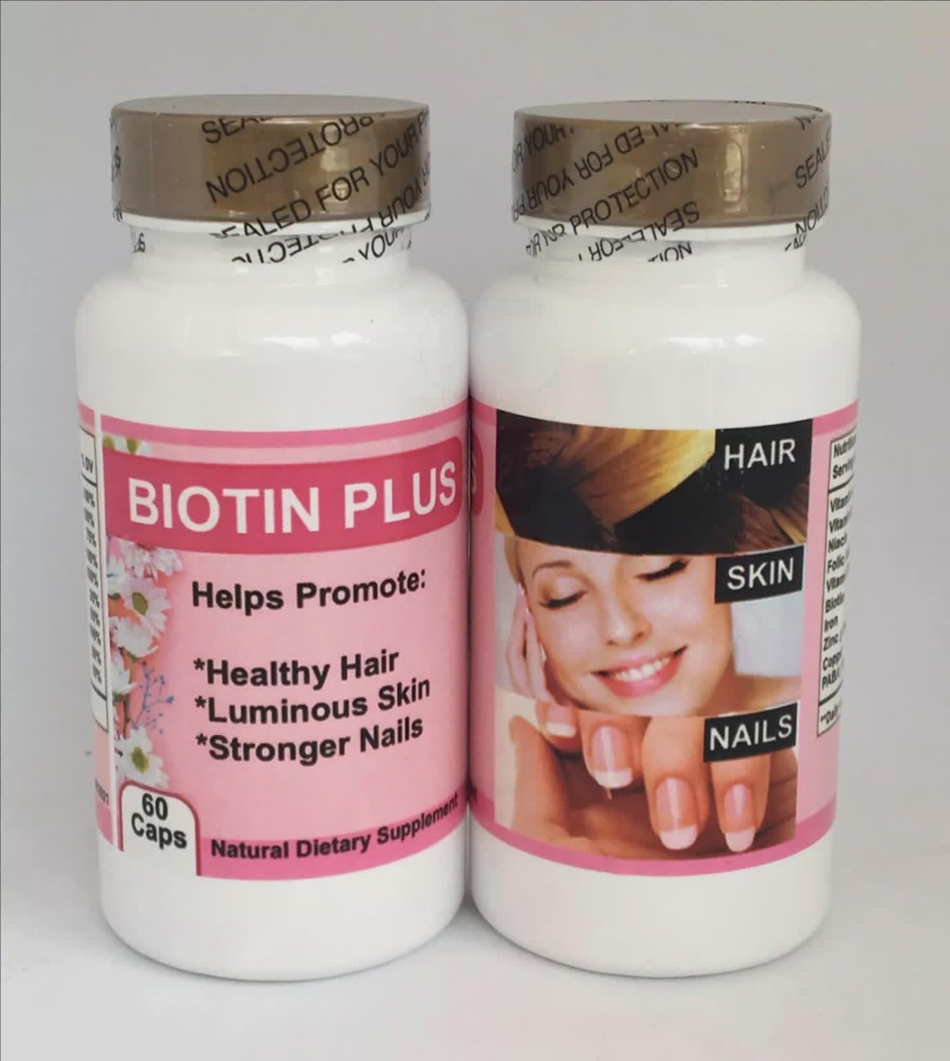 Generic Biotin Plus Capsules, 60 Count