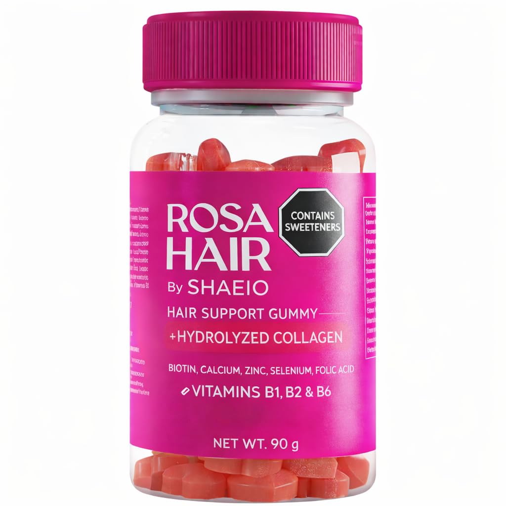 SHAEIO Rosa Latina Rosa Hair Gummies 30 Count