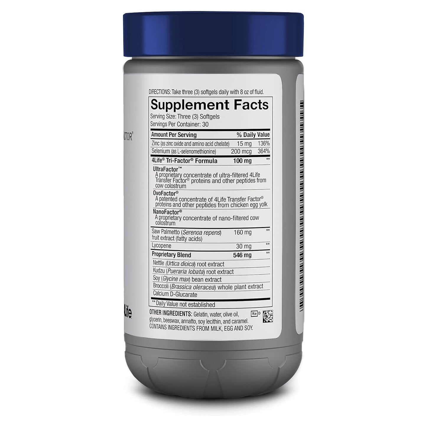 4Life Transfer Factor MalePro Prostate Support with Lycopene Softgels 90