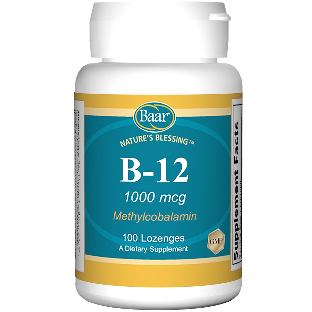 Baar Brain B12 Lozenges, 100 Lozenges