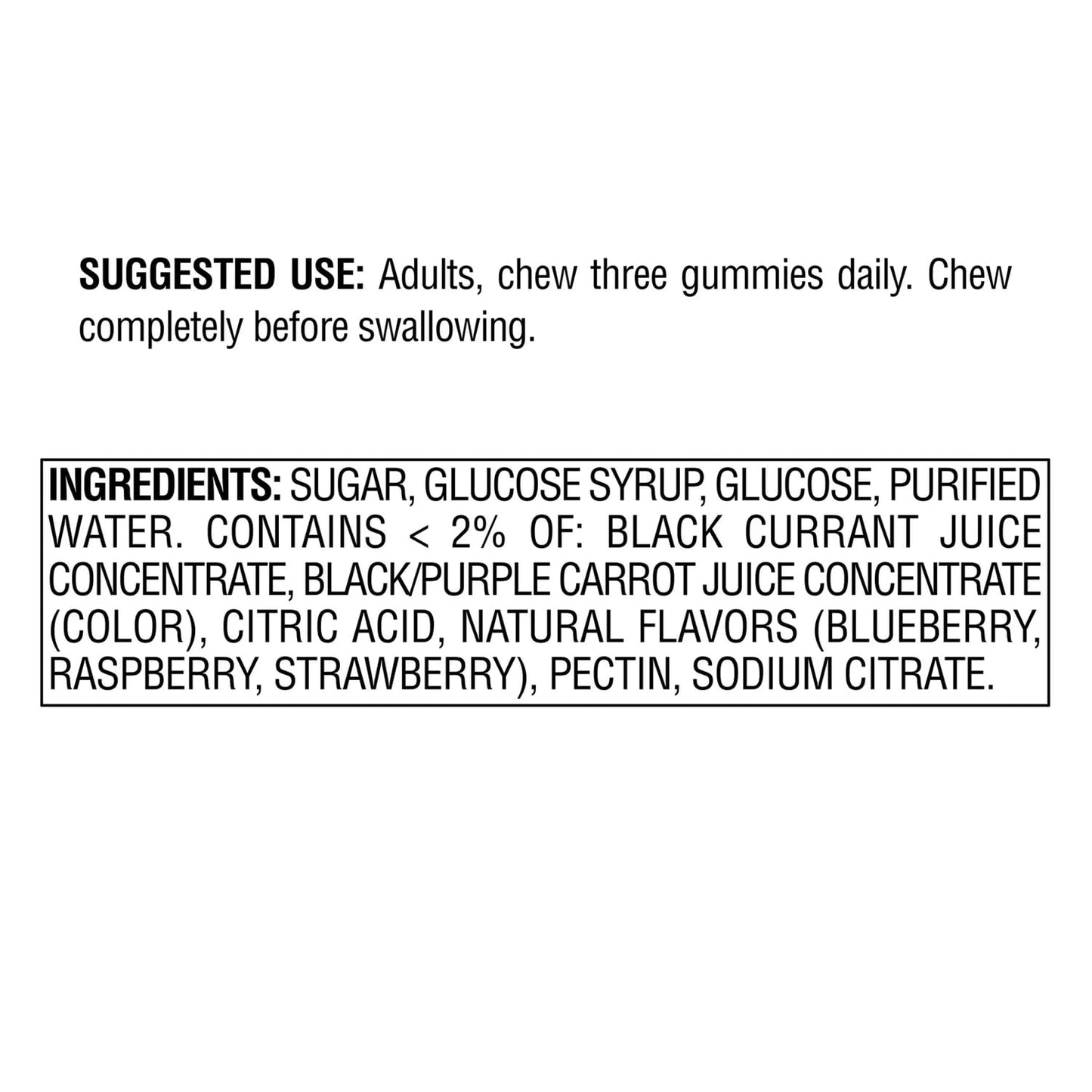 Generic Glucose Gummies 60 Count