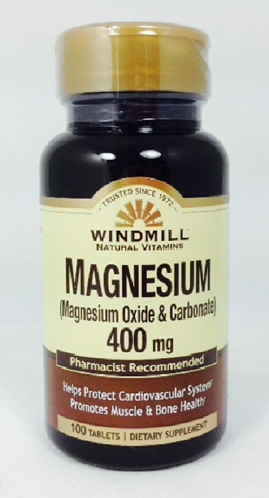 Windmill Magnesium 400 mg Tablets 100 Count