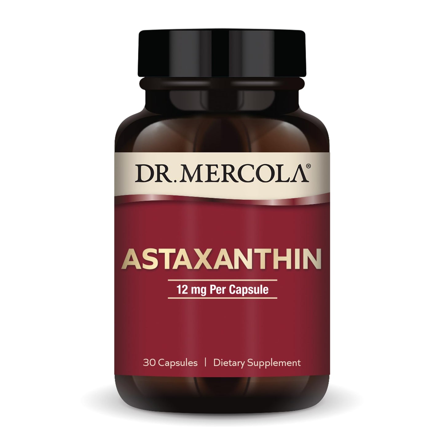 Dr. Mercola Organic Astaxanthin 12 mg Capsule, 30 Capsules