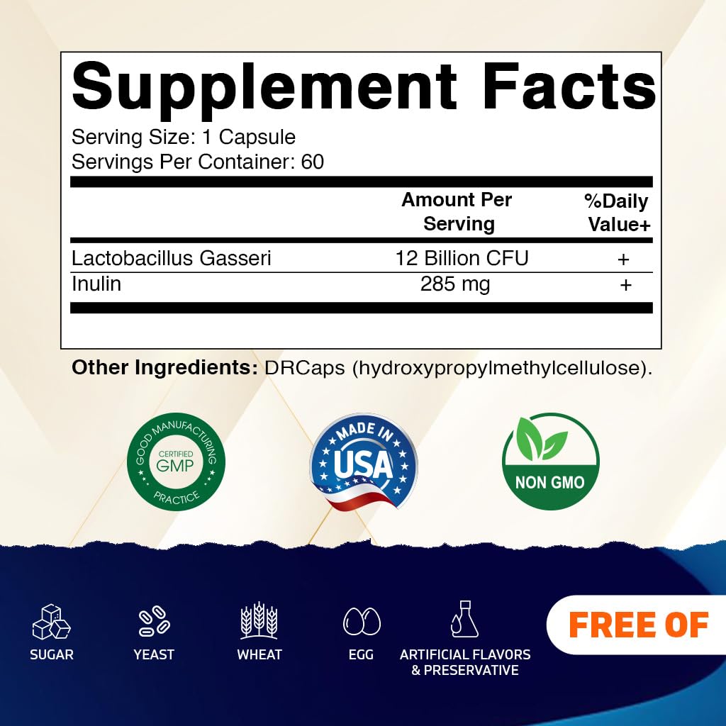 Vitamatic Lactobacillus Gasseri 12 Billion per Capsule, 60 Count