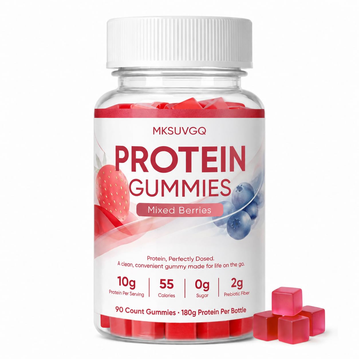 MKSUVGQ Protein Gummies 90 Gummies