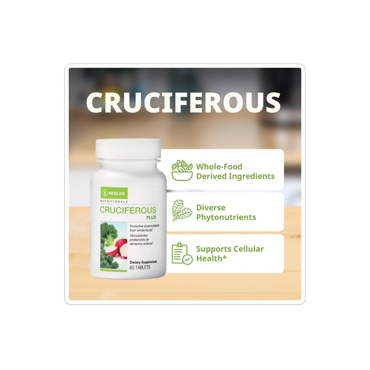 NeoLife Cruciferous Plus Tablet, 60 Tablets