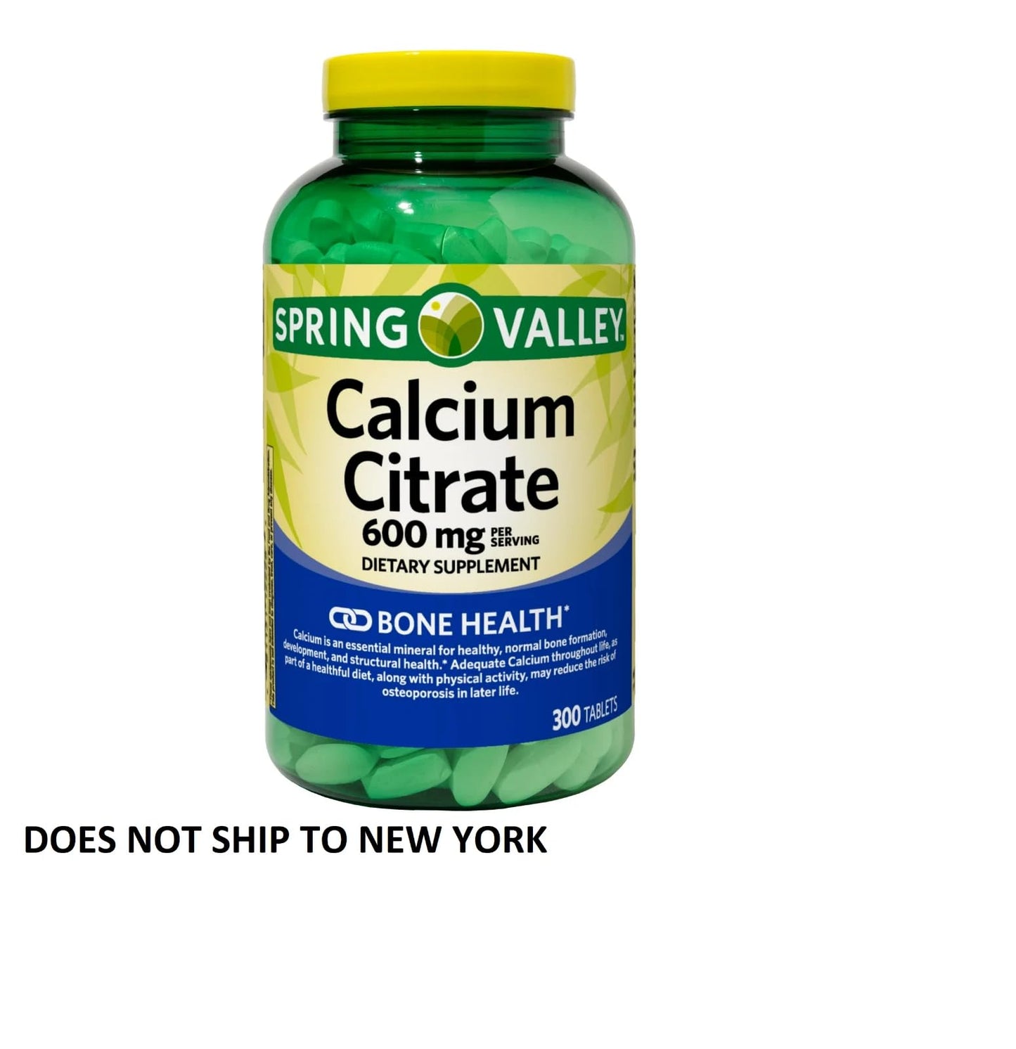 NEWCHEERS Calcium Citrate Tablets 300 Count