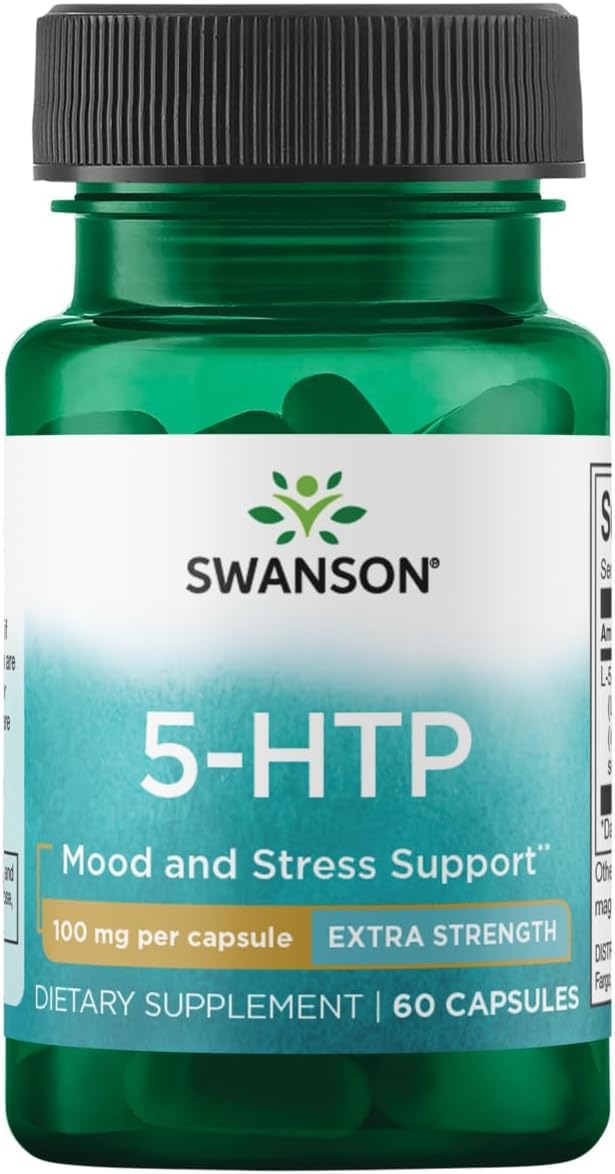 Swanson Ultra 5-HTP Extra Strength 100 mg, 60 Capsules