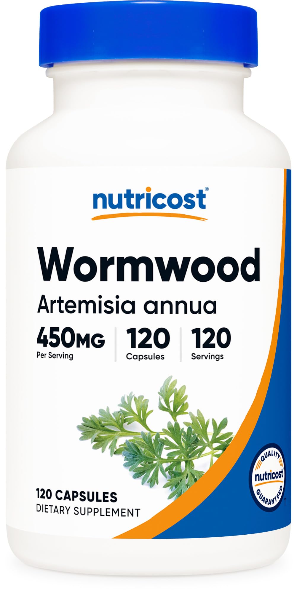 Nutricost Wormwood 450mg Capsules, 120 Count