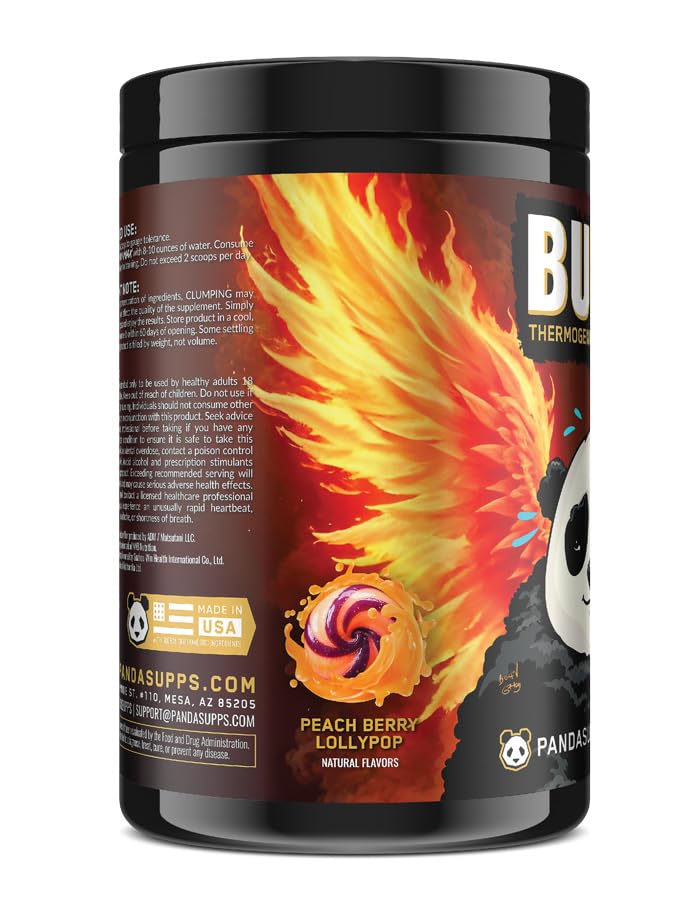 Underground Bio Labs Panda Burn MAX Pre-Workout Powder 14.27 oz